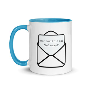 Mug with Color Inside — Blue