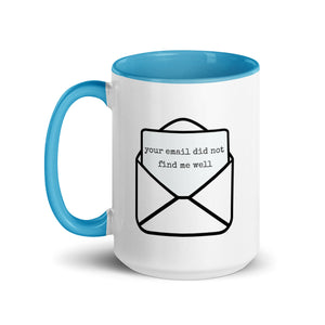 Mug with Color Inside — Blue