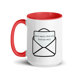 Mug with Color Inside — Red